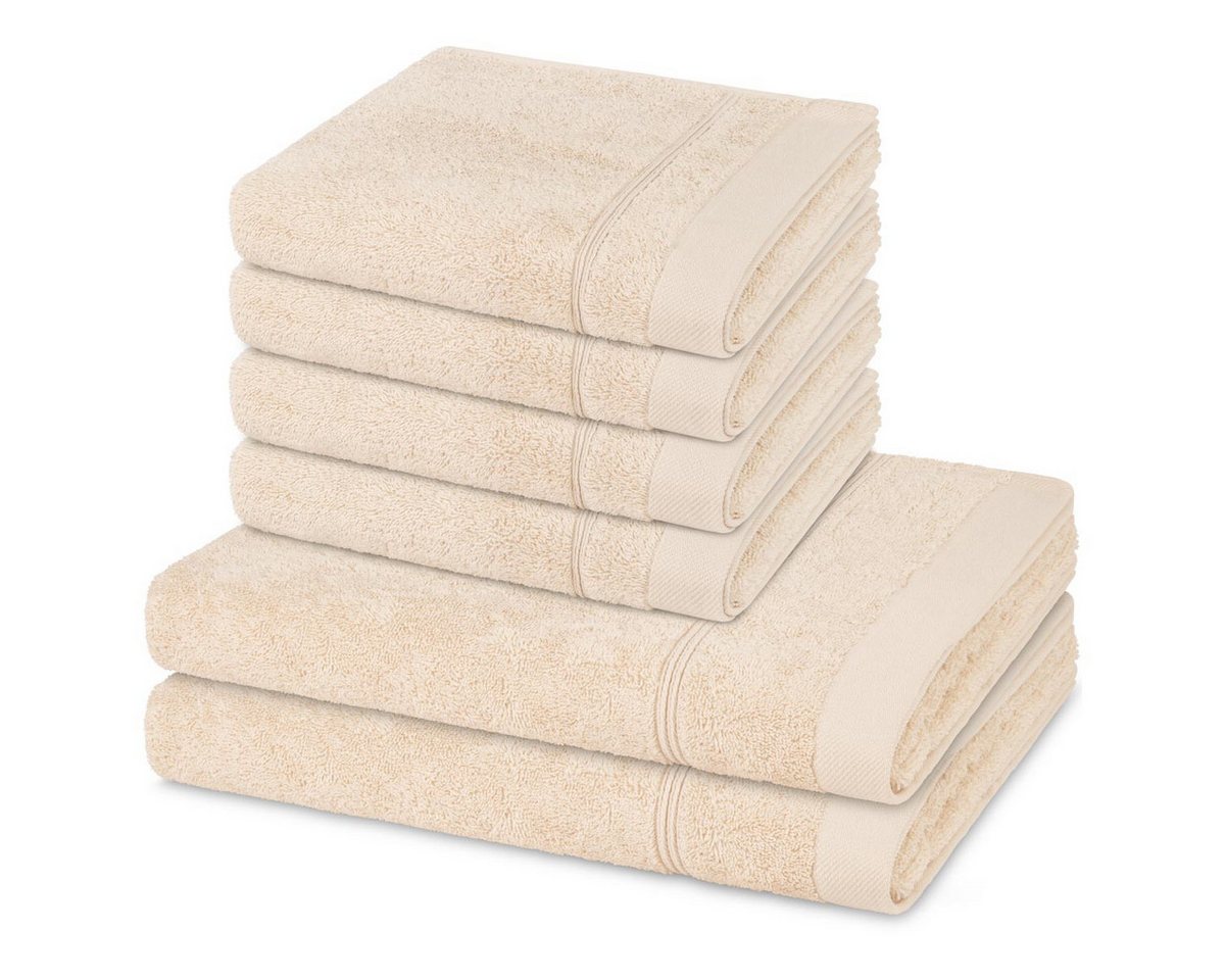 ROSS Handtuch Set Rubin, Walkfrottee (Spar-Set, 6-St), 4 X Handtuch 2 X Duschtuch im Set - Baumwolle - Saugstark ROSS Handtuch Set Rubin, Walkfrottee (Spar-Set, 6-St), 4 X Handtuch 2 X Duschtuch im Set - Baumwolle - Saugstark von ROSS