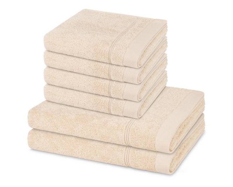 ROSS Handtuch Set Rubin, Walkfrottee (Spar-Set, 6-St), 4 X Handtuch 2 X Duschtuch im Set - Baumwolle - Saugstark ROSS Handtuch Set Rubin, Walkfrottee (Spar-Set, 6-St), 4 X Handtuch 2 X Duschtuch im Set - Baumwolle - Saugstark von ROSS