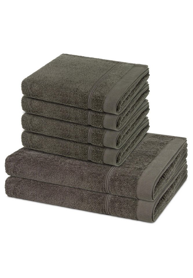ROSS Handtuch Set Rubin, Walkfrottee (Spar-Set, 6-St), 4 X Handtuch 2 X Duschtuch im Set - Baumwolle - Saugstark ROSS Handtuch Set Rubin, Walkfrottee (Spar-Set, 6-St), 4 X Handtuch 2 X Duschtuch im Set - Baumwolle - Saugstark von ROSS
