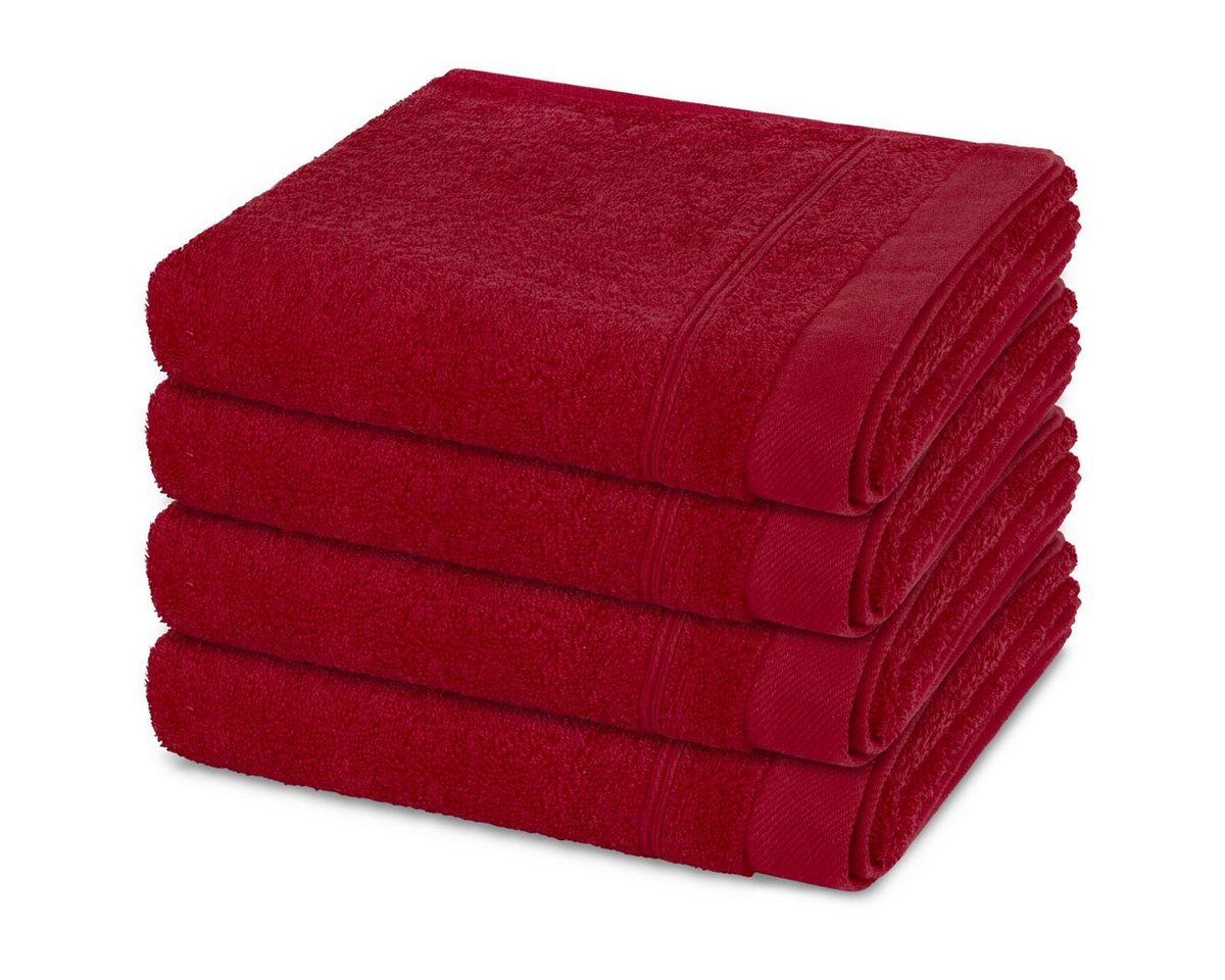 ROSS Handtuch Set Rubin, Walkfrottee (Spar-Set, 4-St), 4 X Handtuch im Set - Baumwolle - Saugstark ROSS Handtuch Set Rubin, Walkfrottee (Spar-Set, 4-St), 4 X Handtuch im Set - Baumwolle - Saugstark von ROSS