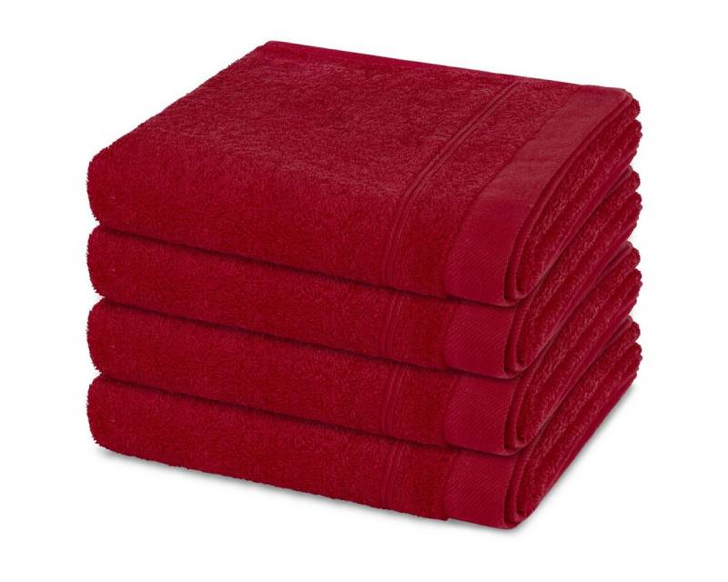 ROSS Handtuch Set Rubin, Walkfrottee (Spar-Set, 4-St), 4 X Handtuch im Set - Baumwolle - Saugstark ROSS Handtuch Set Rubin, Walkfrottee (Spar-Set, 4-St), 4 X Handtuch im Set - Baumwolle - Saugstark von ROSS