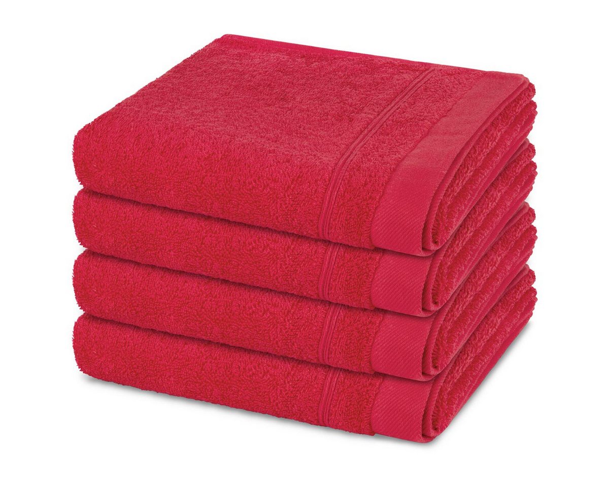 ROSS Handtuch Set Rubin, Walkfrottee (Spar-Set, 4-St), 4 X Handtuch im Set - Baumwolle - Saugstark ROSS Handtuch Set Rubin, Walkfrottee (Spar-Set, 4-St), 4 X Handtuch im Set - Baumwolle - Saugstark von ROSS