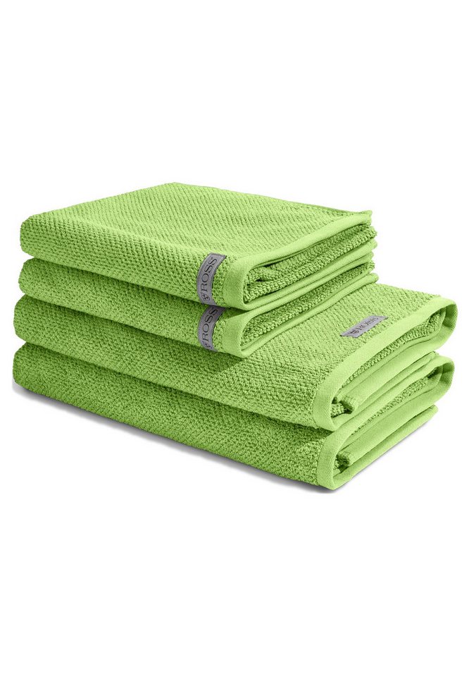 ROSS Handtuch Set Selection, Frottee (Spar-Set, 4-St), 2 X Handtuch 2 X Duschtuch im Set - Baumwolle - Saugstark von ROSS