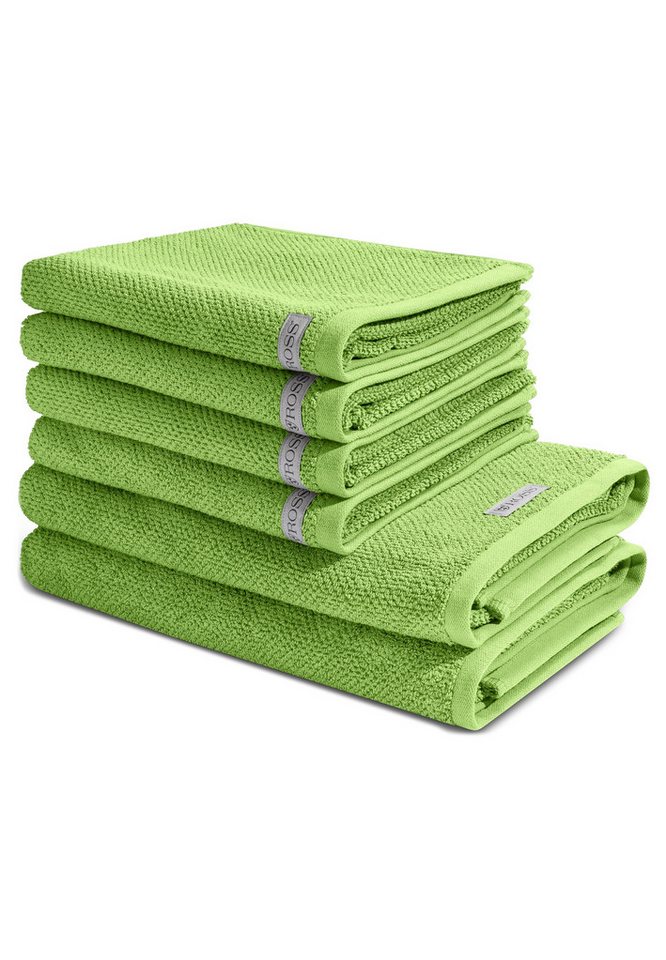 ROSS Handtuch Set Selection, Walkfrottee (Spar-Set, 6-St), 4 X Handtuch 2 X Duschtuch im Set - Baumwolle - Saugstark von ROSS