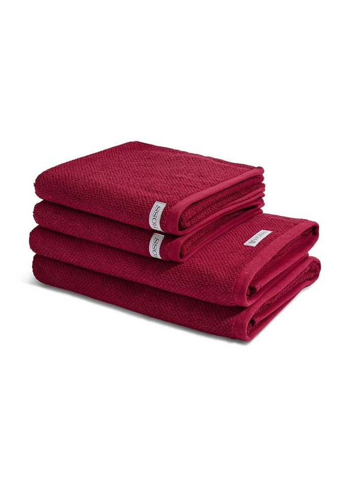 ROSS Handtuch Set Selection - Organic Cotton, Walkfrottee, (Spar-Set, 4-tlg), 2 X Handtuch 2 X Duschtuch - im Set - Baumwolle - von ROSS