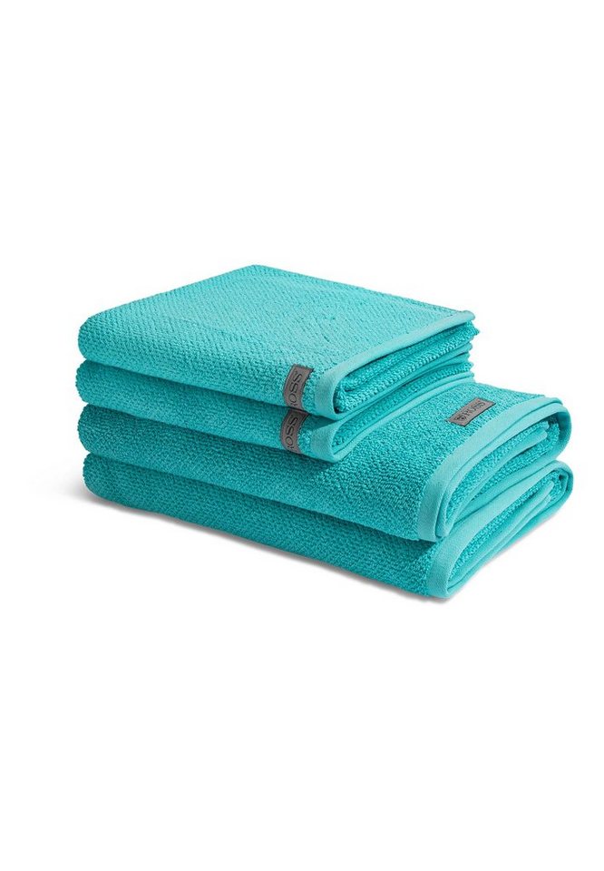 ROSS Handtuch Set Selection - Organic Cotton, Walkfrottee (Spar-Set, 4-St), 2 X Handtuch 2 X Duschtuch - im Set - Baumwolle - Saugstark von ROSS