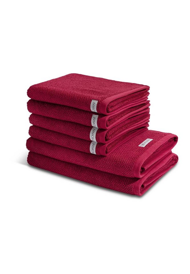 ROSS Handtuch Set Selection - Organic Cotton, Walkfrottee, (Spar-Set, 6-tlg), 4 X Handtuch 2 X Duschtuch - im Set - Baumwolle - von ROSS