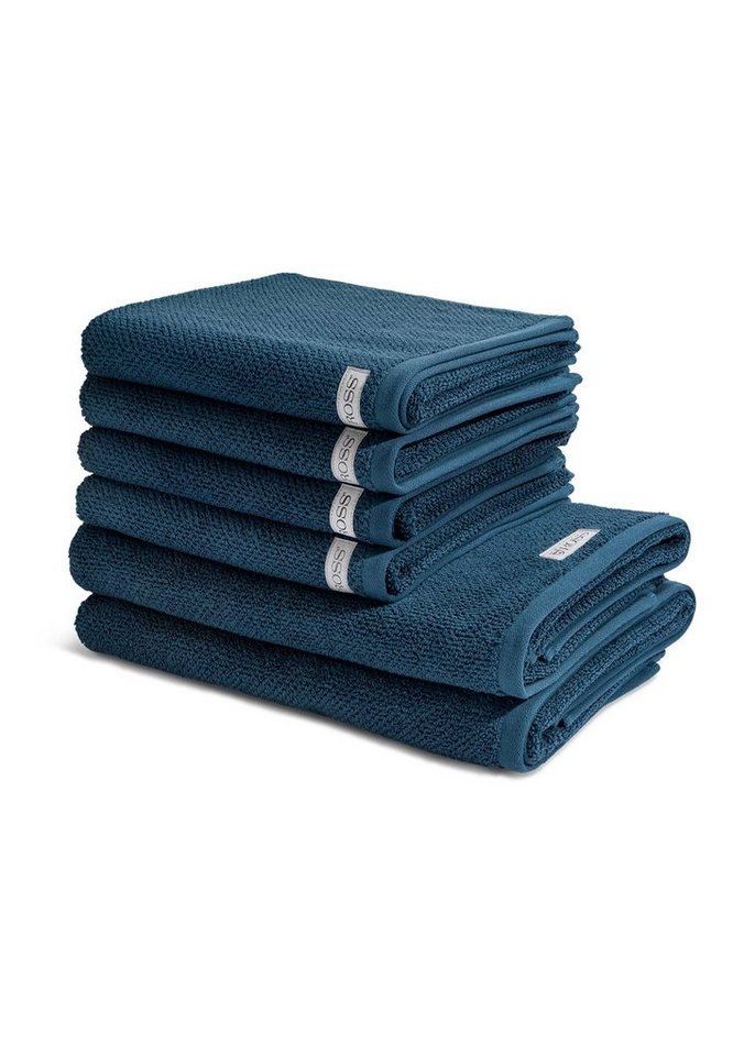 ROSS Handtuch Set Selection - Organic Cotton, Walkfrottee, (Spar-Set, 6-tlg), 4 X Handtuch 2 X Duschtuch - im Set - Baumwolle - von ROSS