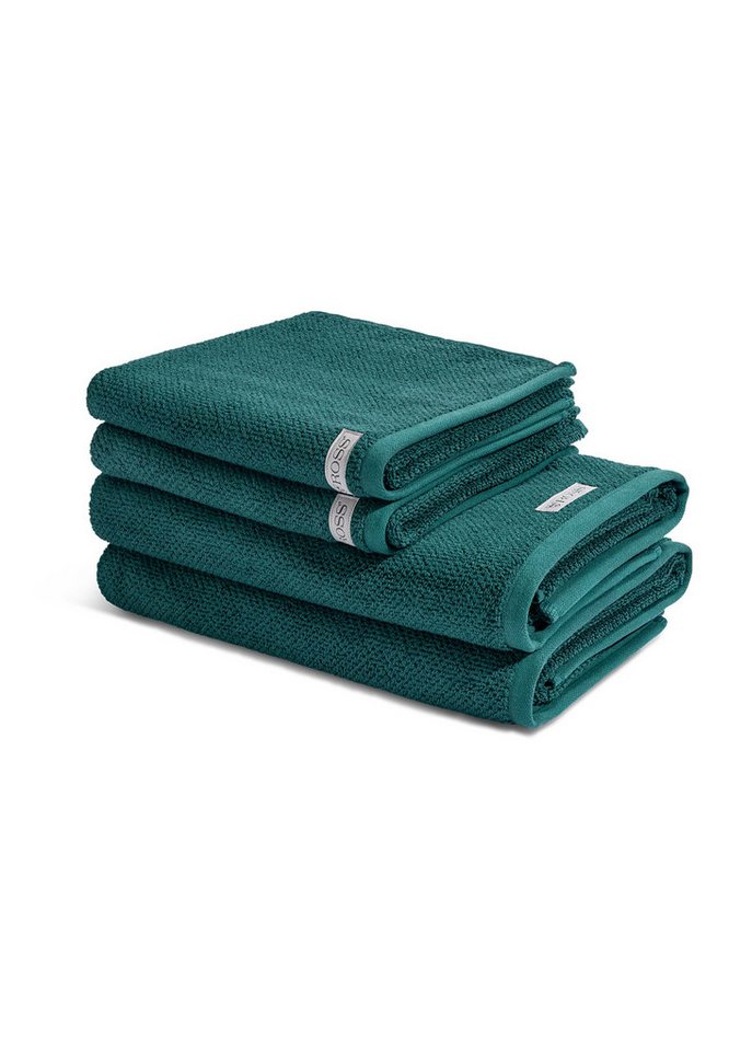 ROSS Handtuch Set Selection - Organic Cotton, Walkfrottee (Spar-Set, 4-St), 2 X Handtuch 2 X Duschtuch - im Set - Baumwolle von ROSS