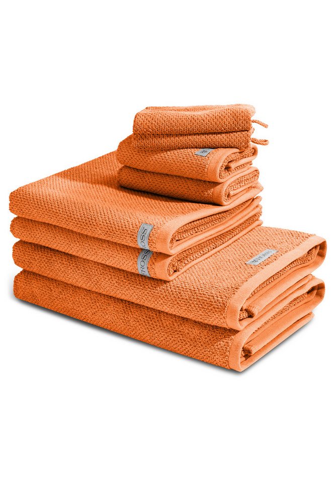 ROSS Handtuch Set Selection, Walkfrottee (Spar-Set, 8-St), 2 X Wasch- 2 X Gäste- 2 X Dusch- 2 X Handtuch im Set - Baumwolle von ROSS