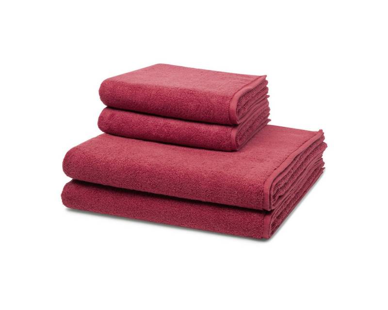 ROSS Handtuch Set Sensual Skin, Walkfrottee (Spar-Set, 4-St), 2 X Handtuch 2 X Duschtuch im Set - Baumwolle - Saugstark von ROSS