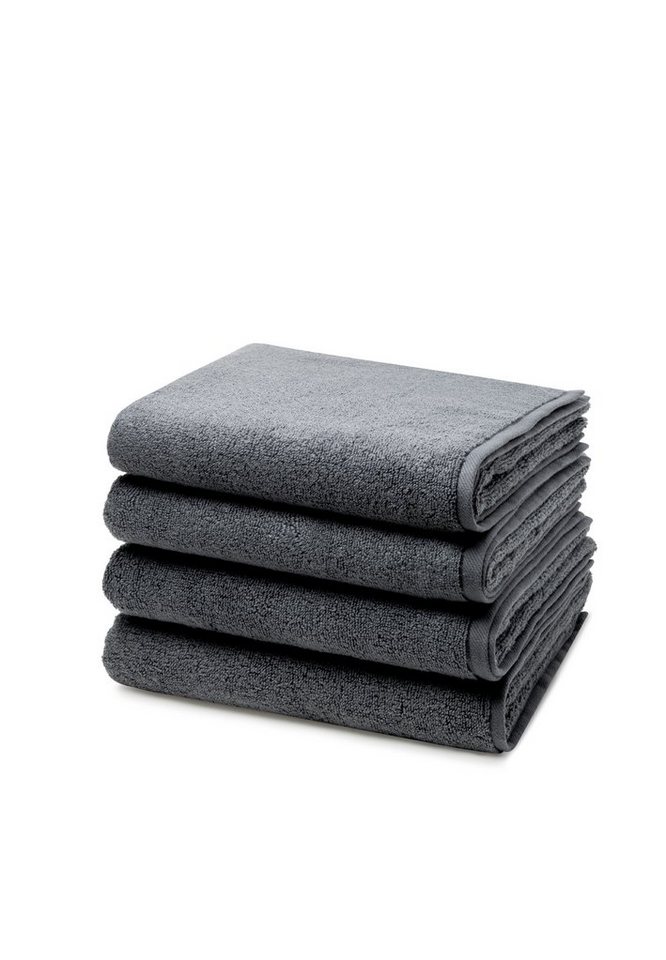 ROSS Handtuch Set Sensual Skin, Walkfrottee (Spar-Set, 4-St), 4 X Handtuch - im Set - Baumwolle - Frottee mit Aloe Vera-Öl veredelt von ROSS