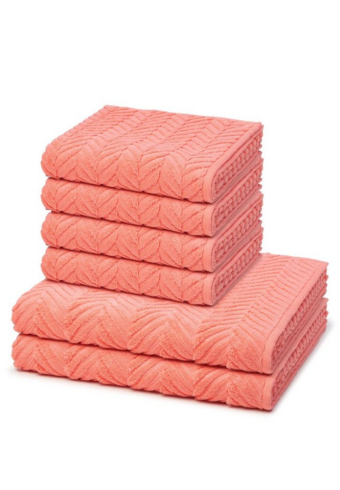 ROSS Handtuch Set Sensual Skin, Walkfrottee, (Spar-Set, 6-tlg), 4 X Handtuch 2 X Duschtuch im Set - Baumwolle - Schnelltrocknend von ROSS