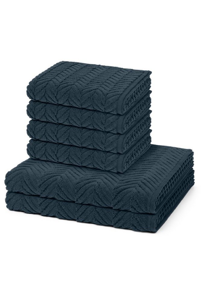 ROSS Handtuch Set Sensual Skin, Walkfrottee (Spar-Set, 6-St), 4 X Handtuch 2 X Duschtuch im Set - Baumwolle - Schnelltrocknend von ROSS