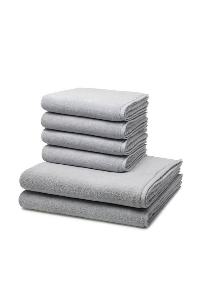 ROSS Handtuch Set Sensual Skin, Walkfrottee, (Spar-Set, 6-tlg), 4 X Handtuch 2 X Duschtuch - im Set - Baumwolle - von ROSS
