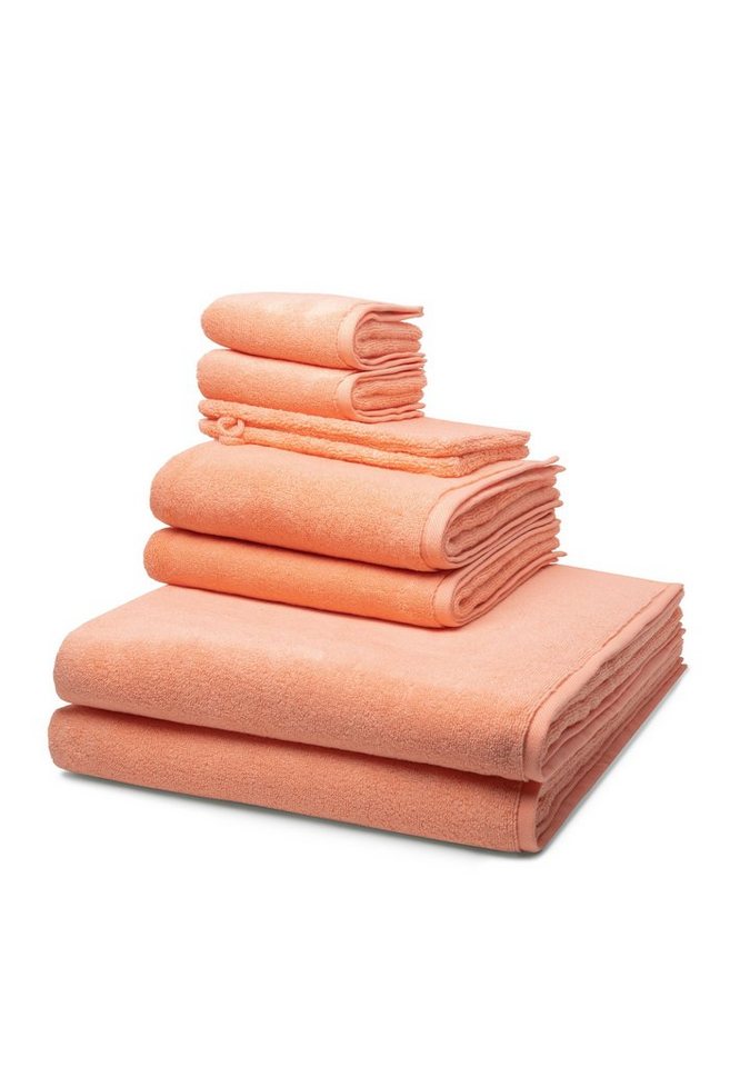 ROSS Handtuch Set Sensual Skin, Walkfrottee, (Spar-Set, 8-tlg), 2 X Wasch- 2 X Gäste- 2 X Dusch- 2 X Handtuch - im Set - Baumwolle - von ROSS