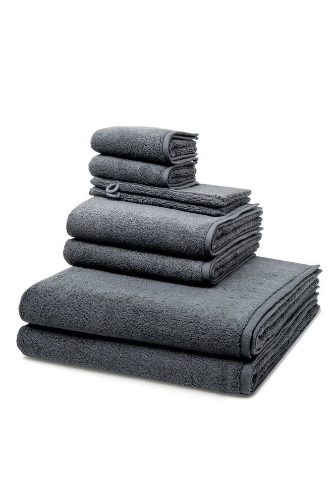 ROSS Handtuch Set Sensual Skin, Walkfrottee (Spar-Set, 8-St), 2 X Wasch- 2 X Gäste- 2 X Dusch- 2 X Handtuch - im Set - Baumwolle von ROSS