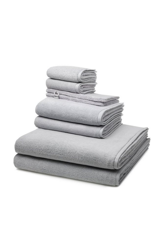 ROSS Handtuch Set Sensual Skin, Walkfrottee (Spar-Set, 8-St), 2 X Wasch- 2 X Gäste- 2 X Dusch- 2 X Handtuch im Set - Baumwolle von ROSS