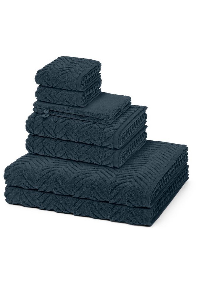 ROSS Handtuch Set Sensual Skin, Walkfrottee (Spar-Set, 8-St), 2 X Wasch- 2 X Gäste- 2 X Dusch- 2 X Handtuch im Set - Baumwolle von ROSS