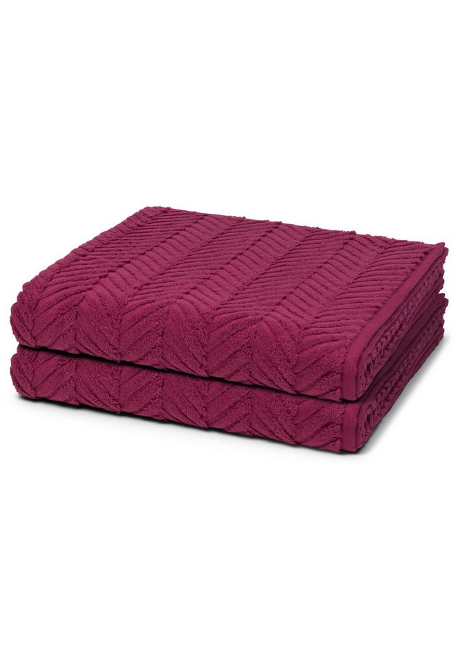 ROSS Handtuch Set Sensual Skin, Walkfrottee (Spar-Set, 2-St), 2 X Duschtuch im Set - Baumwolle - Saugstark von ROSS