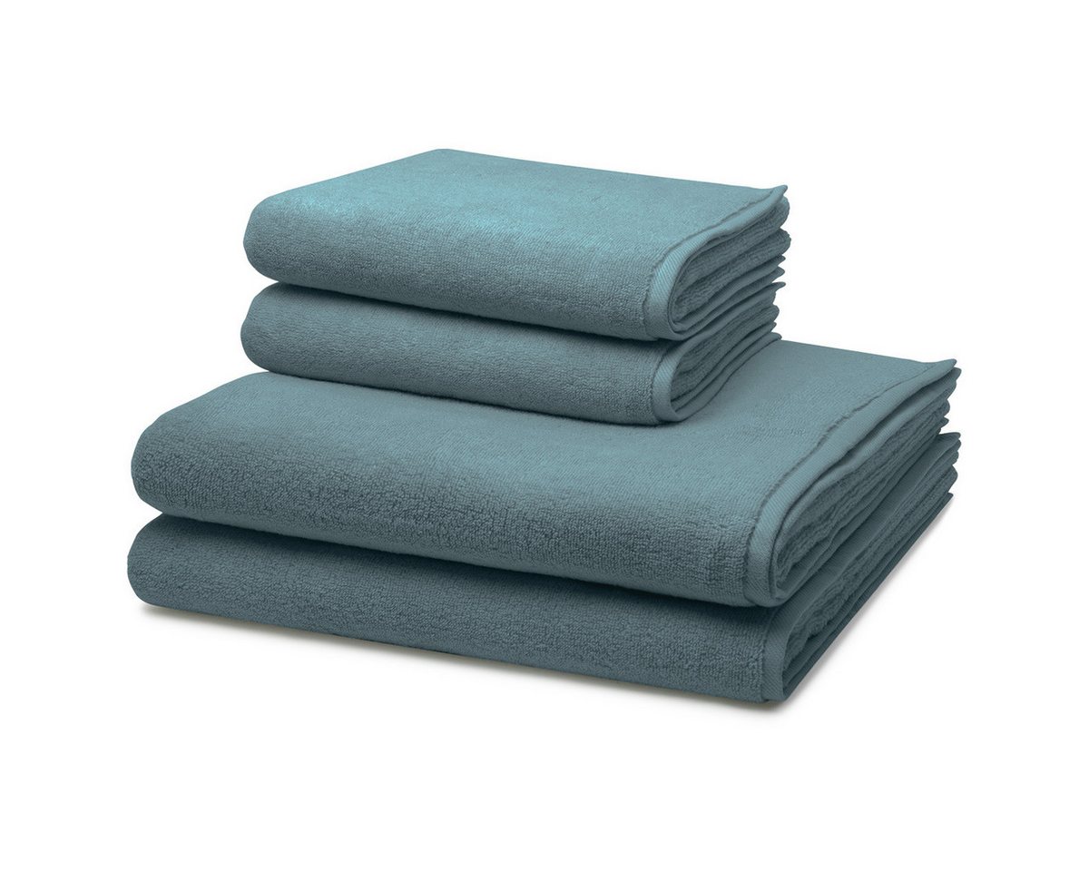 ROSS Handtuch Set Sensual Skin, Walkfrottee (Spar-Set, 4-St), 2 X Handtuch 2 X Duschtuch im Set - Baumwolle - Saugstark von ROSS