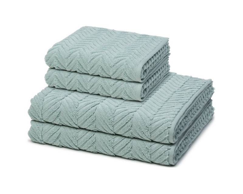 ROSS Handtuch Set Sensual Skin, Walkfrottee (Spar-Set, 4-St), 2 X Handtuch 2 X Duschtuch im Set - Baumwolle - Saugstark von ROSS