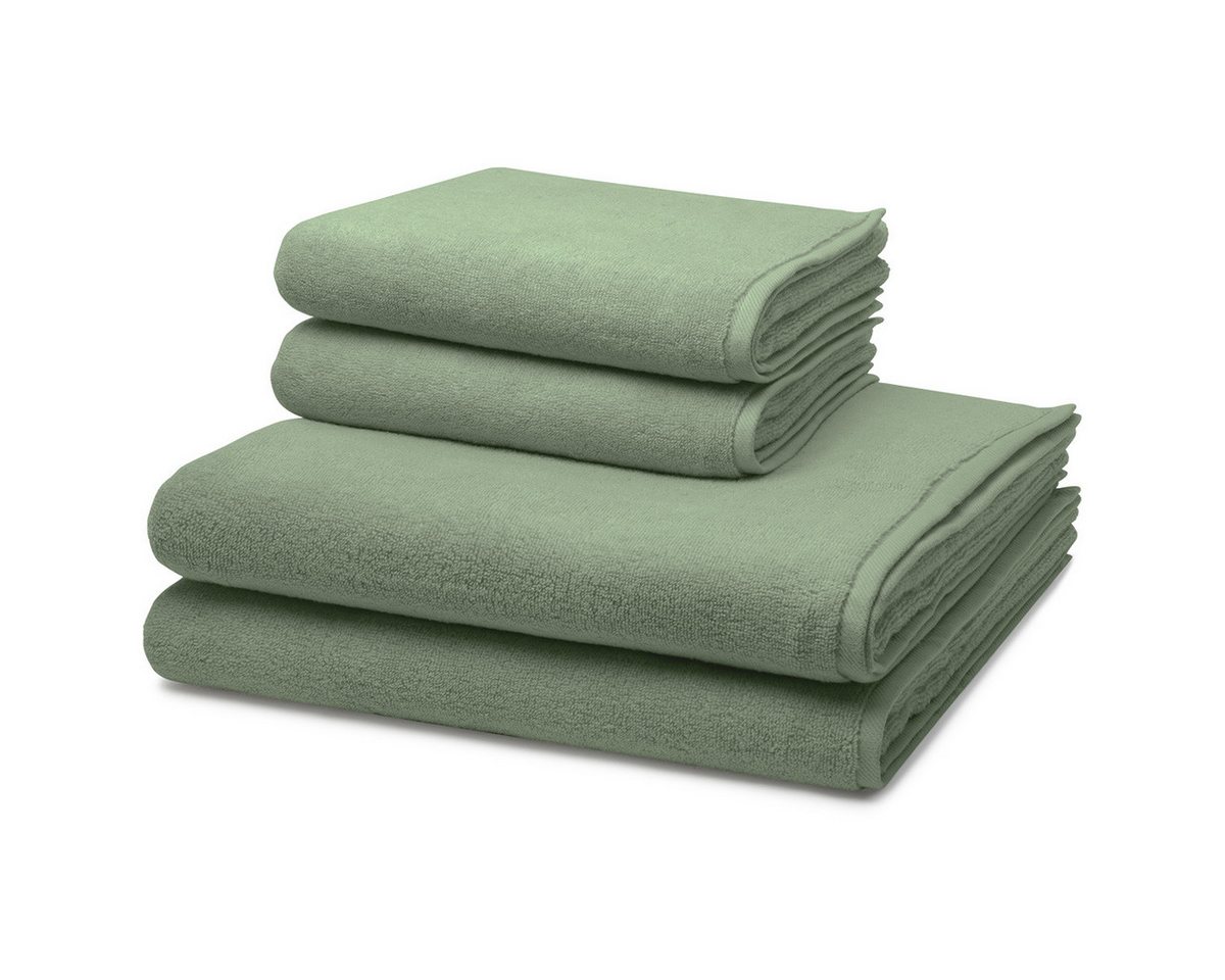 ROSS Handtuch Set Sensual Skin, Walkfrottee (Spar-Set, 4-St), 2 X Handtuch 2 X Duschtuch im Set - Baumwolle - Saugstark von ROSS