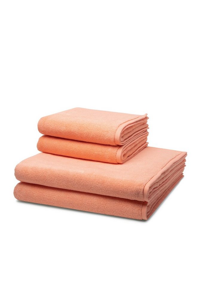 ROSS Handtuch Set Sensual Skin, Walkfrottee (Spar-Set, 4-St), 2 X Handtuch 2 X Duschtuch - im Set - Baumwolle von ROSS