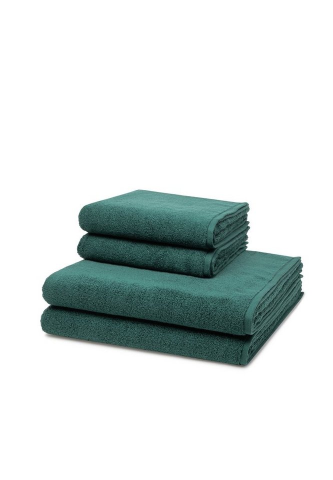 ROSS Handtuch Set Sensual Skin, Walkfrottee (Spar-Set, 4-St), 2 X Handtuch 2 X Duschtuch - im Set - Baumwolle von ROSS