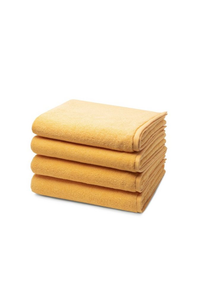 ROSS Handtuch Set Sensual Skin, Walkfrottee (Spar-Set, 4-St), 4 X Handtuch - im Set - Baumwolle - Frottee mit Aloe Vera-Öl veredelt von ROSS