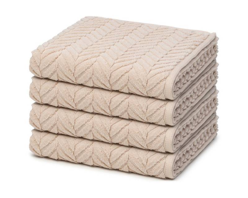 ROSS Handtuch Set Sensual Skin, Walkfrottee (Spar-Set, 4-St), 4 X Handtuch im Set - Baumwolle - Saugstark von ROSS