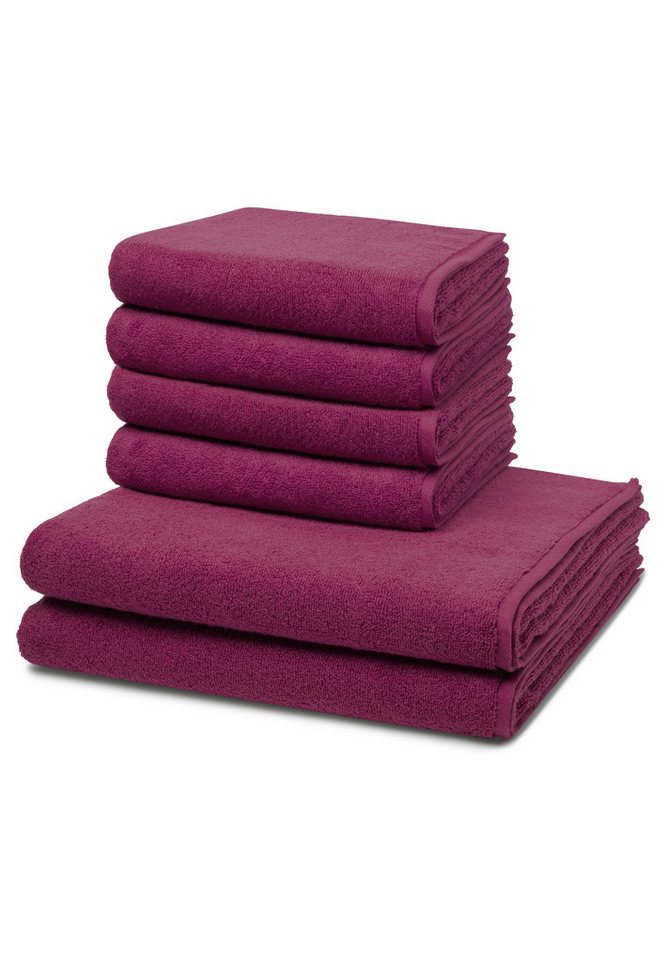 ROSS Handtuch Set Sensual Skin, Walkfrottee (Spar-Set, 6-St), 4 X Handtuch 2 X Duschtuch im Set - Baumwolle - Saugstark von ROSS