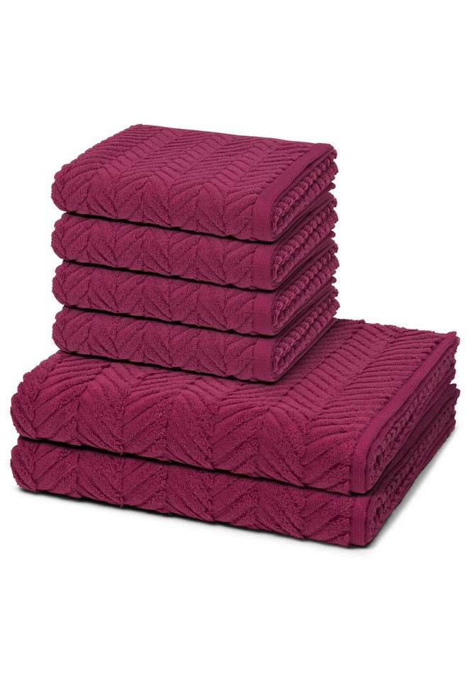 ROSS Handtuch Set Sensual Skin, Walkfrottee (Spar-Set, 6-St), 4 X Handtuch 2 X Duschtuch im Set - Baumwolle - Saugstark von ROSS