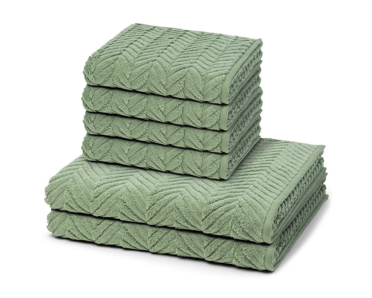 ROSS Handtuch Set Sensual Skin, Walkfrottee (Spar-Set, 6-St), 4 X Handtuch 2 X Duschtuch im Set - Baumwolle - Saugstark von ROSS