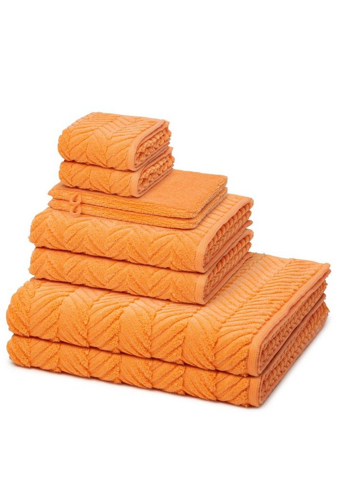 ROSS Handtuch Set Sensual Skin, Walkfrottee (Spar-Set, 8-St), 2 X Wasch- 2 X Gäste- 2 X Dusch- 2 X Handtuch im Set - Baumwolle von ROSS
