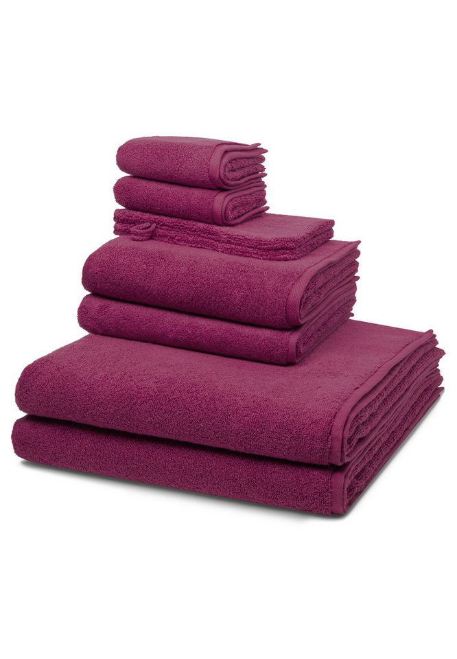 ROSS Handtuch Set Sensual Skin, Walkfrottee (Spar-Set, 8-St), 2 X Wasch- 2 X Gäste- 2 X Dusch- 2 X Handtuch im Set - Baumwolle von ROSS