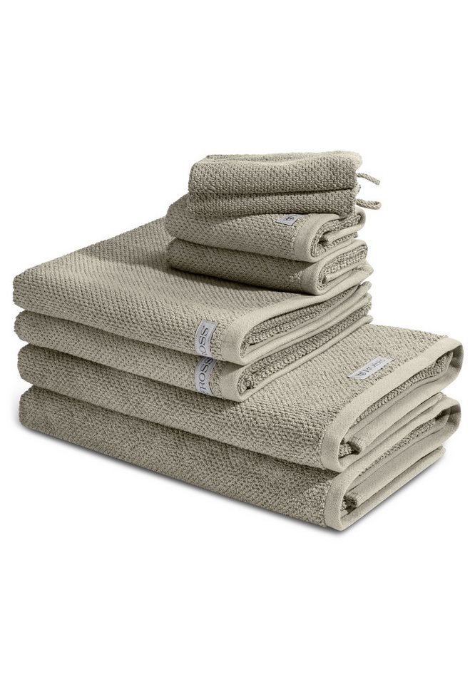 ROSS Handtuch Set Sensual Skin, Walkfrottee (Spar-Set, 8-St), 2 X Wasch- 2 X Gäste- 2 X Dusch- 2 X Handtuch im Set - Baumwolle von ROSS