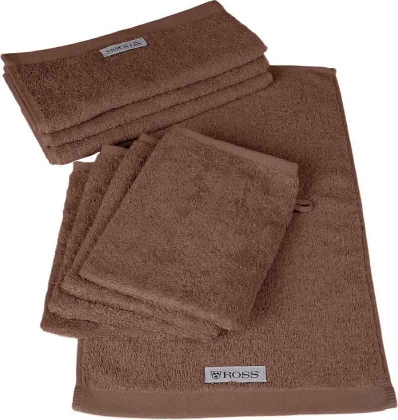 ROSS Handtuch Set Sinfonie, Frottier (Set, 8-St), beinhaltet Gästetücher und Waschhandschuhe von Ross