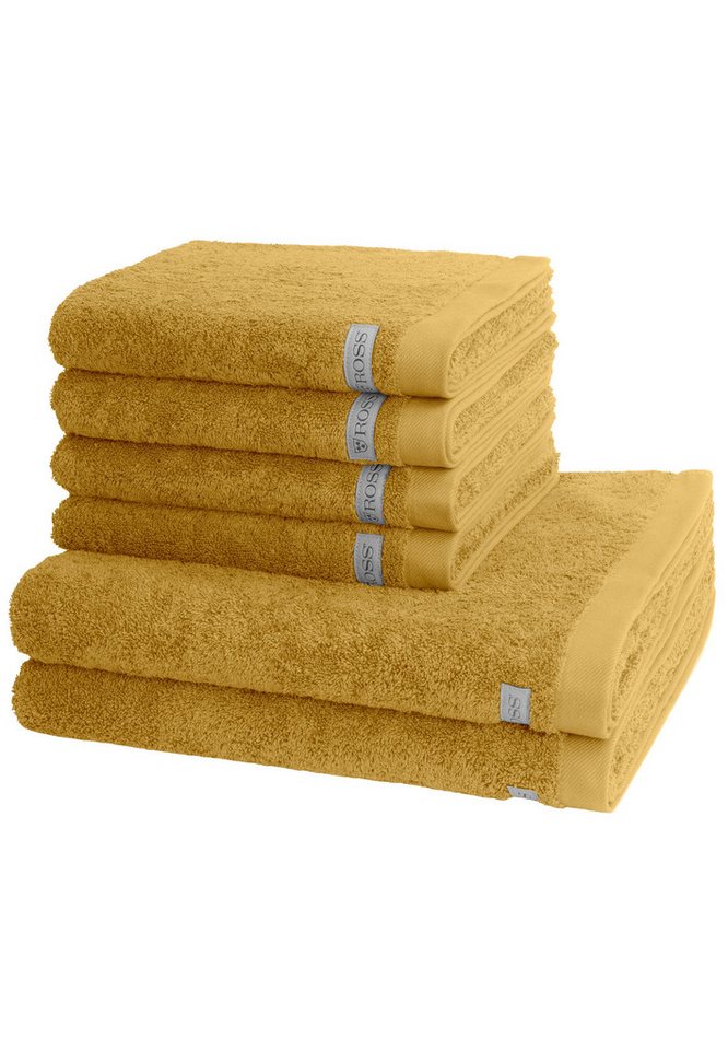 ROSS Handtuch Set Sinfonie, Walkfrottee (Spar-Set, 6-St), 4 X Handtuch 2 X Duschtuch - im Set - Baumwolle - Saugstark von ROSS