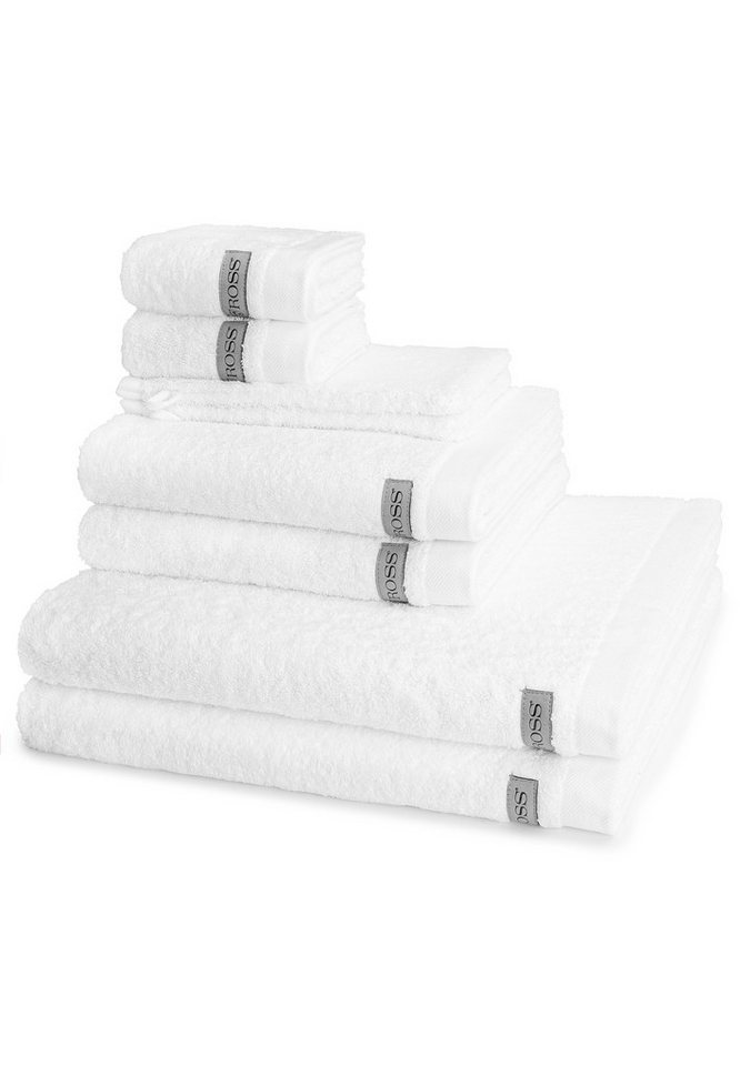 ROSS Handtuch Set Sinfonie, Walkfrottee (Spar-Set, 8-St), 2 X Wasch- 2 X Gäste- 2 X Dusch- 2 X Handtuch - im Set - Baumwolle von ROSS
