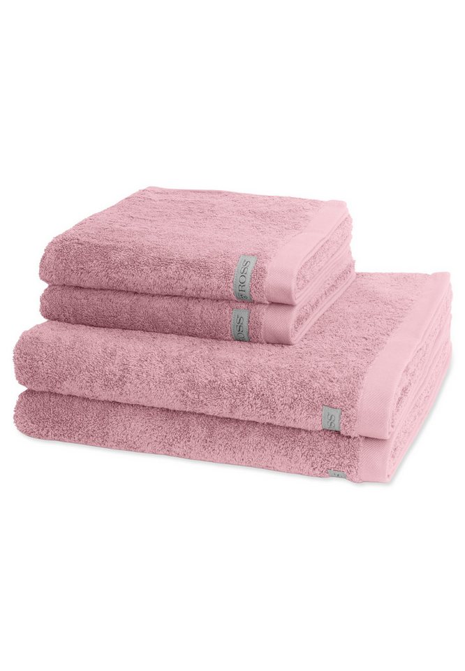 ROSS Handtuch Set Sinfonie, Walkfrottee (Spar-Set, 4-St), 2 X Handtuch 2 X Duschtuch im Set - Baumwolle - Saugstark von ROSS