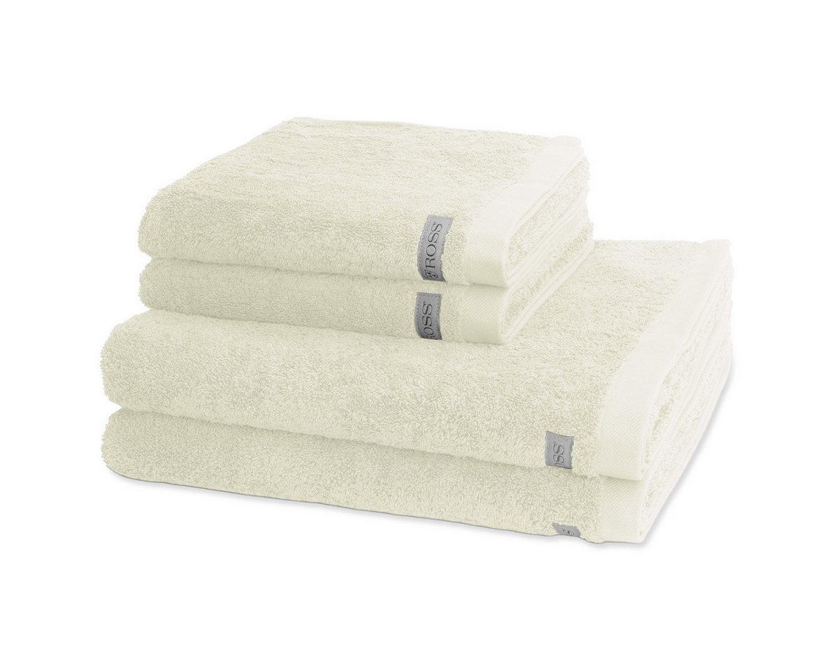 ROSS Handtuch Set Sinfonie, Walkfrottee (Spar-Set, 4-St), 2 X Handtuch 2 X Duschtuch im Set - Baumwolle - Saugstark von ROSS