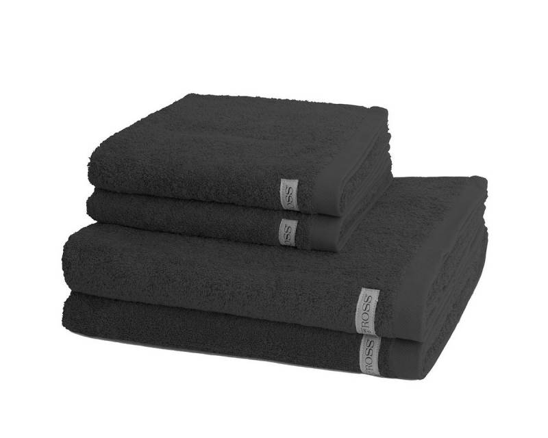 ROSS Handtuch Set Sinfonie, Walkfrottee (Spar-Set, 4-St), 2 X Handtuch 2 X Duschtuch im Set - Baumwolle - Saugstark von ROSS
