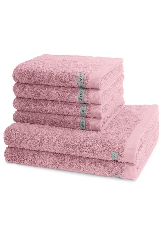 ROSS Handtuch Set Sinfonie, Walkfrottee (Spar-Set, 6-St), 4 X Handtuch 2 X Duschtuch im Set - Baumwolle - Saugstark von ROSS