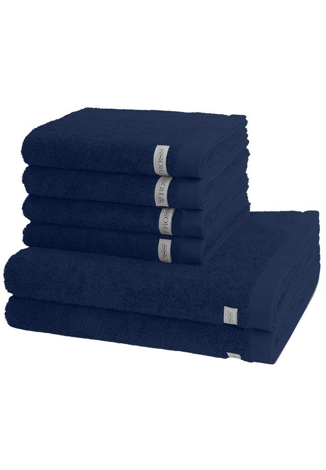 ROSS Handtuch Set Sinfonie, Walkfrottee (Spar-Set, 6-St), 4 X Handtuch 2 X Duschtuch - im Set - Baumwolle von ROSS