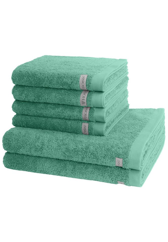 ROSS Handtuch Set Sinfonie, Walkfrottee (Spar-Set, 6-St), 4 X Handtuch 2 X Duschtuch - im Set - Baumwolle von ROSS