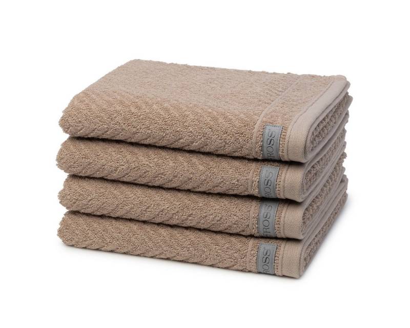 ROSS Handtuch Set Smart, Frottee (Spar-Set, 4-St), 4 X Handtuch im Set - Baumwolle - Saugstark von ROSS