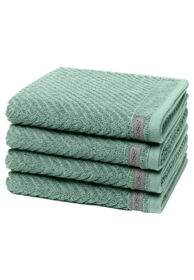 ROSS Handtuch Set Smart, Frottee (Spar-Set, 4-St), 4 X Handtuch im Set - Baumwolle - Saugstark von ROSS