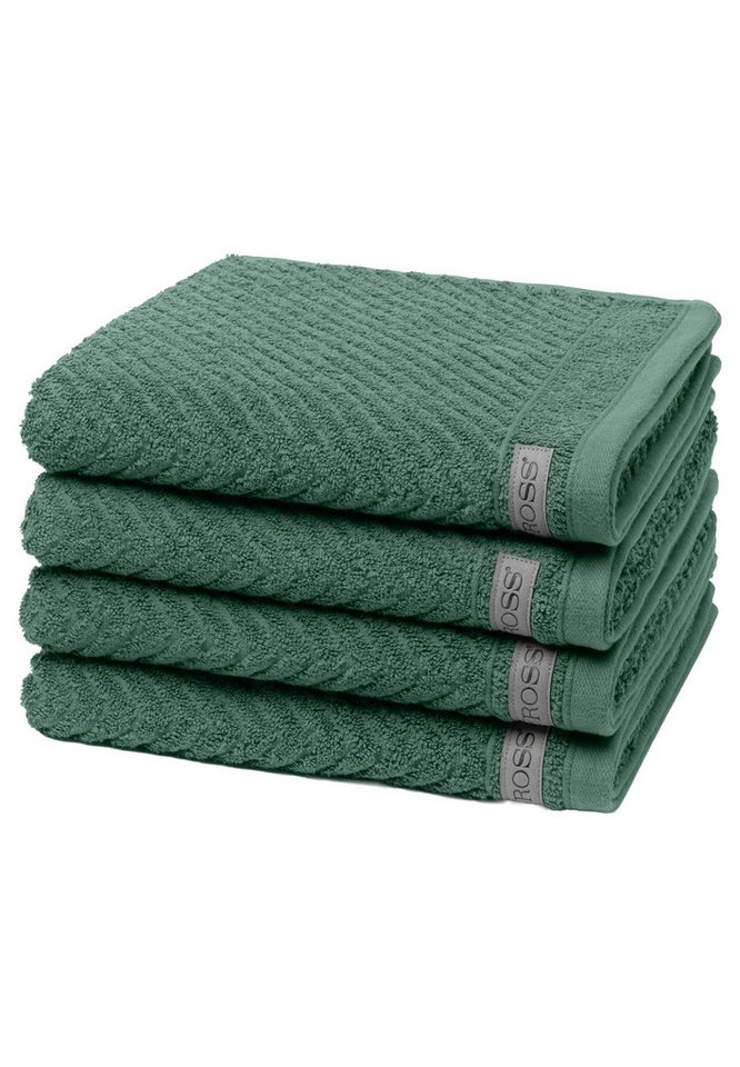 ROSS Handtuch Set Smart, Walkfrottee (Spar-Set, 4-St), 4 X Handtuch im Set - Baumwolle - Saugstark von ROSS