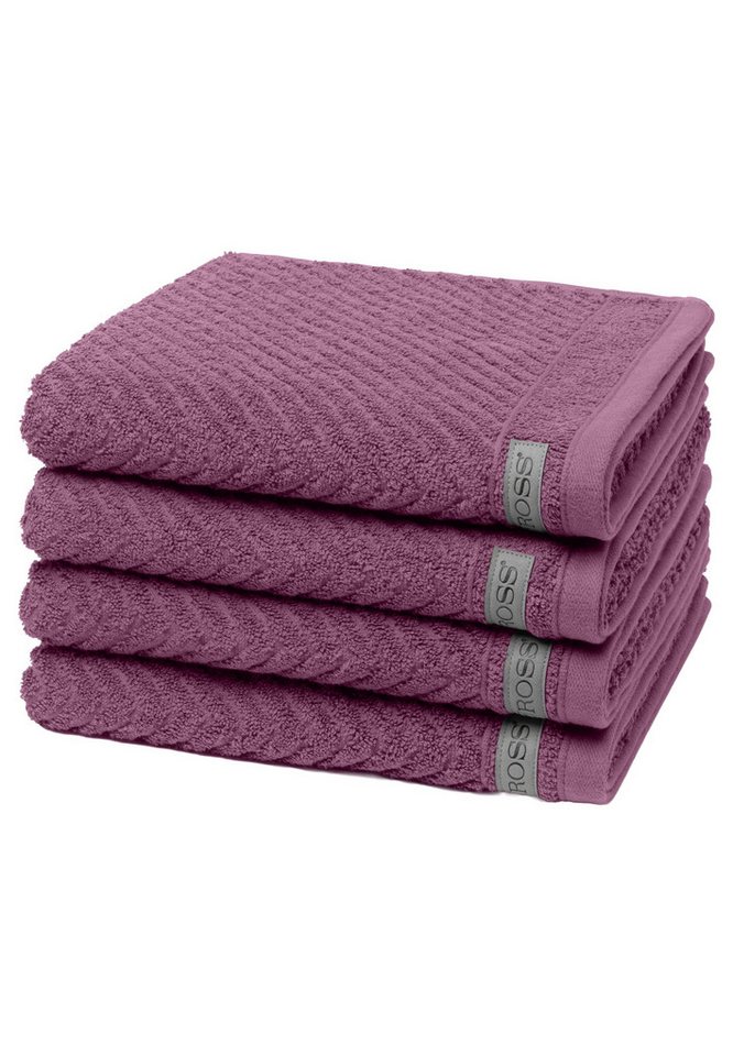 ROSS Handtuch Set Smart, Frottee (Spar-Set, 4-St), 4 X Handtuch im Set - Baumwolle - Saugstark von ROSS